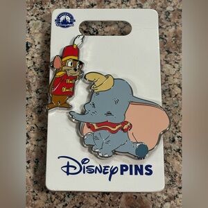 NEW Disney Parks DUMBO and TIMOTHY MOUSE 2 Pin Set